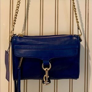 Rebecca Minkoff Electric Blue Mini Mac bag